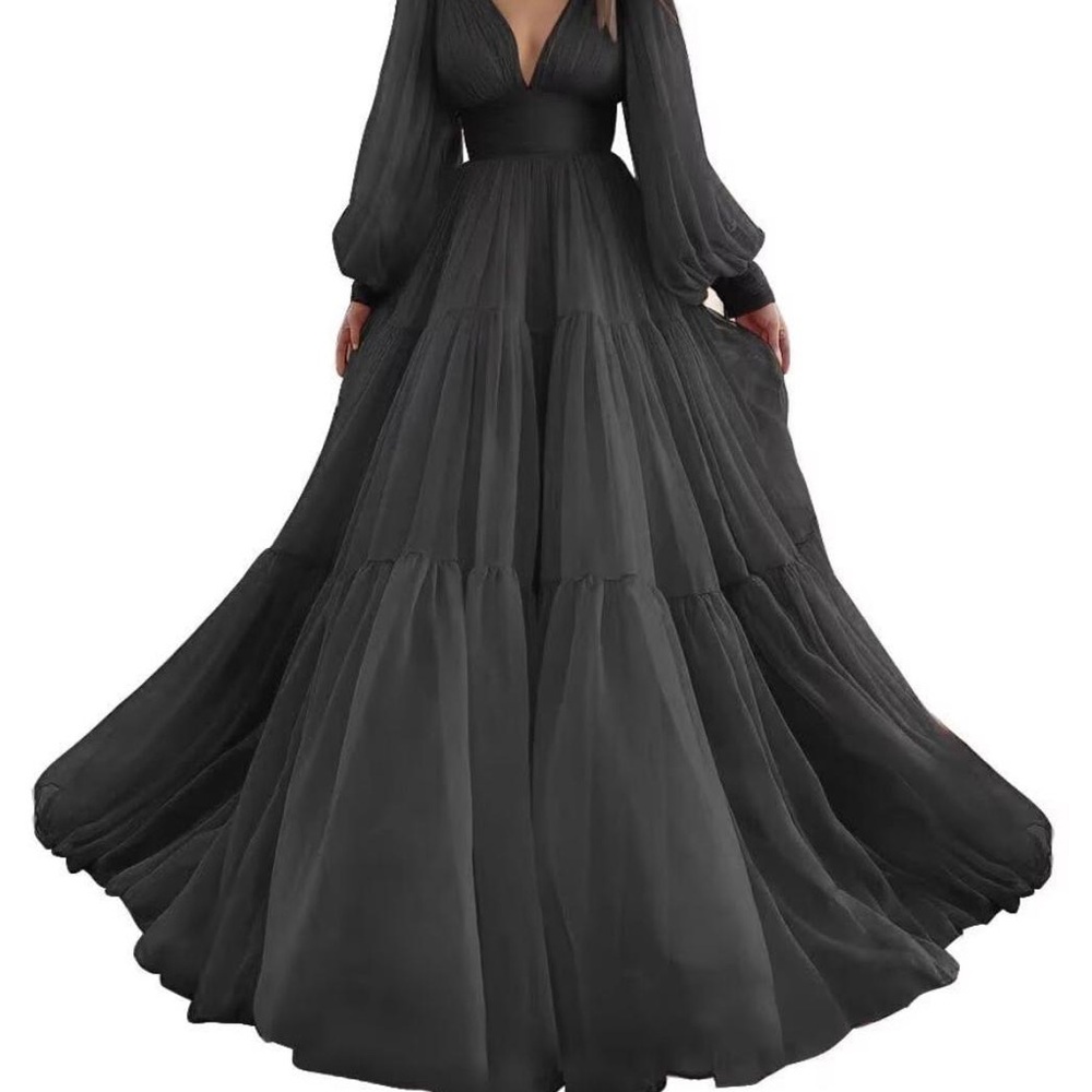 Elegant Black Evening Gown